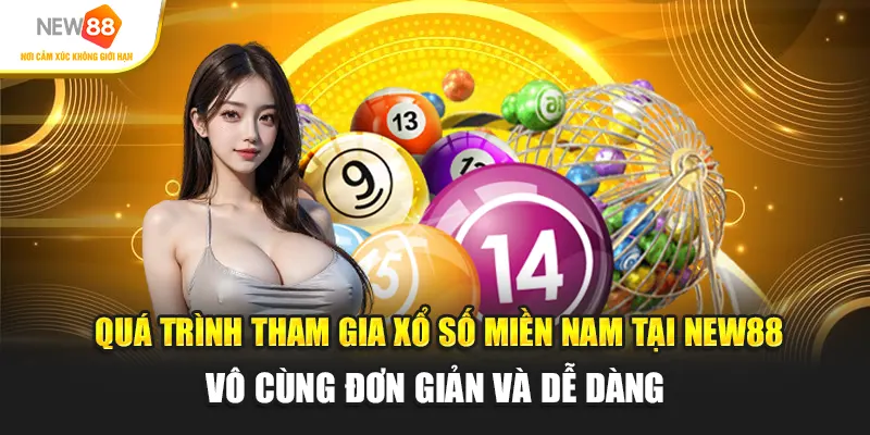 Quá trình tham gia Xổ số miền Nam vô cùng đơn giản và dễ dàng